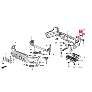 Honda CR-V 2001-2006 Wing Bolt