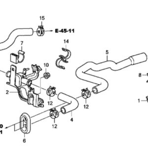 Honda CR-V 2007-2012 Water Hose Clamp