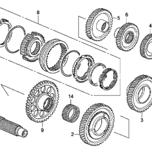 Honda CR-V 2007-2012 Countershaft Bearing