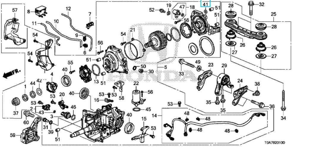 Honda CR-V 2013-2018 Diff O-Ring