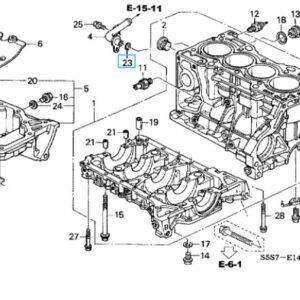 Honda Civic Type R 2001-2005 Oil Cooler Joint O-Ring