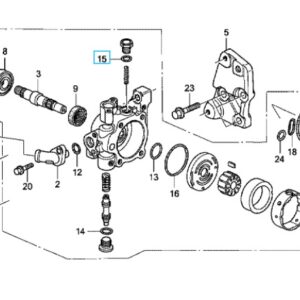 Honda CR-V Diesel 2005-2012 Power Steering Pump O-Ring 12.7x1.8