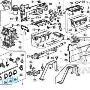 Honda CR-V 2013-2018 Harness Clip