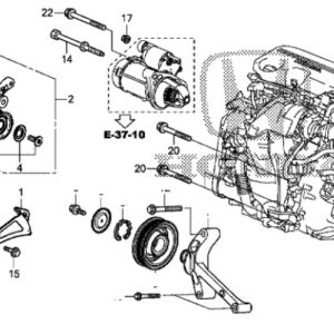 Honda Civic 2012-2016 Alternator Bolt 10x70