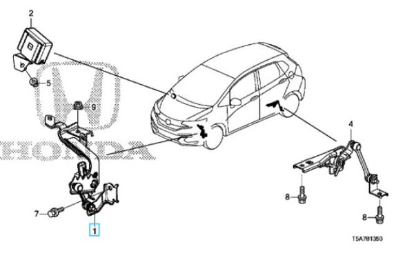 Honda Jazz 2018-2020 Front Headlight Adjuster Sensor
