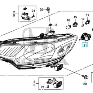 Honda Jazz 2016-2026 Headlight Adjuster