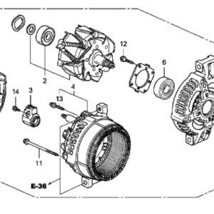 Honda CR-V Diesel 2007-2012 Alternator