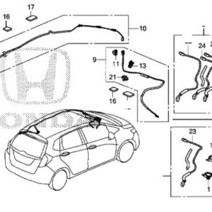 Honda Jazz 2016-2020 Shark Fin Antenna