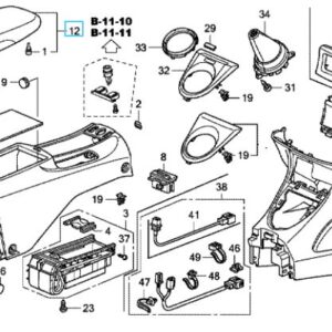 Honda Civic 2009-2011 Centre Console Arm Rest