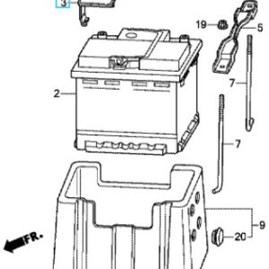 Honda CR-V 2007-2011 Battery Terminal Cover