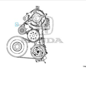 Honda Civic Diesel 2018-2020 Auxiliary Belt
