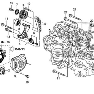 Honda CR-V 2013 Auxiliary Belt