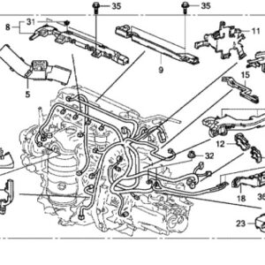 Honda Civic 2006-2011 Battery Plus Terminal Bolt