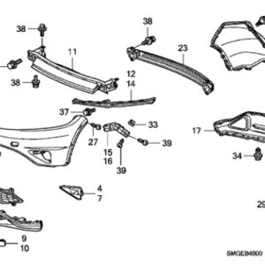 Honda Civic 2006-2011 NSR Bumper Bracket