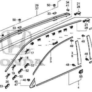 Honda CR-V 2013-2018 NSF Roof Rail Cap