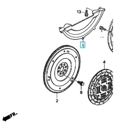 Honda CR-V 2002-2006 Torque Converter Cover