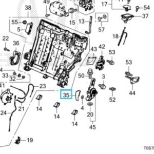 Honda CR-V 2013-2018 NSR Seatback Outer Iso Cover