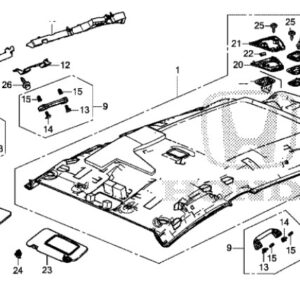 Honda Jazz 2015-2019 Child Anchor Side Cap