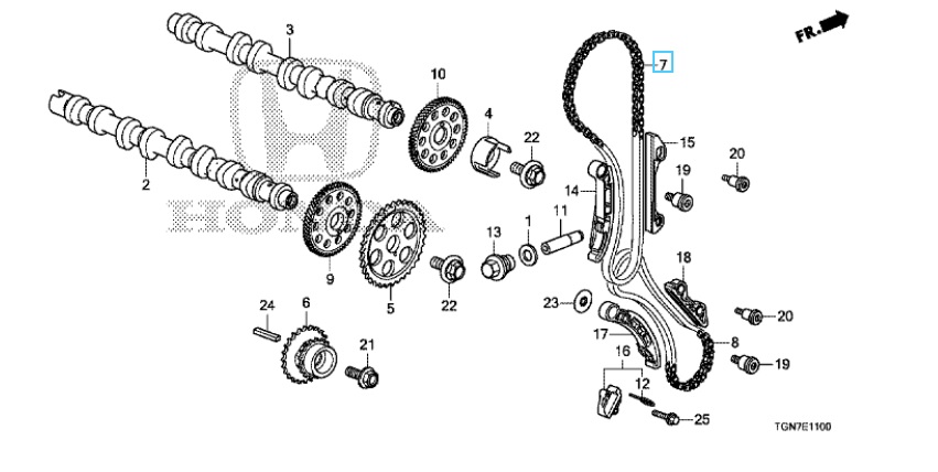 Honda Civic Diesel 2018-2020 Cam Chain Honda Direct Parts