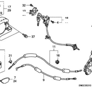 Honda Civic 2006-2011 NSF Door Cable End Clip