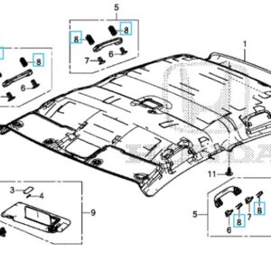 Honda Grab Rail Clip - Various Models