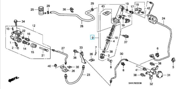 Honda CR-V I-CTDI Diesel 2007-2009 Clutch Master Cylinder