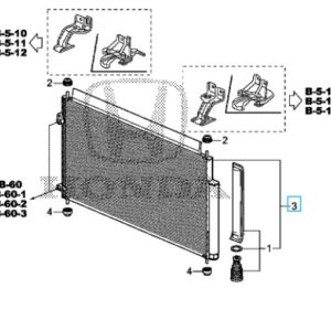 Honda Civic 2015-2016 AC Condenser