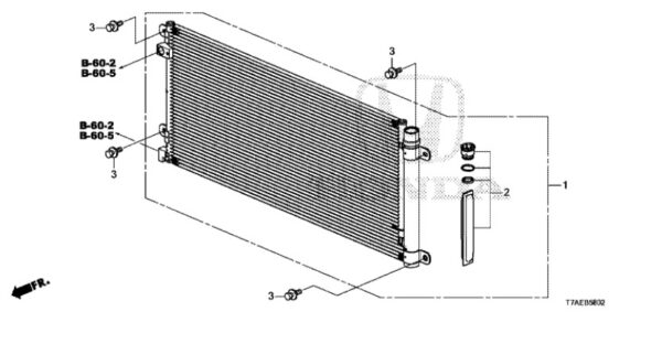 Honda HR-V Petrol 2019-2020 AC Condenser