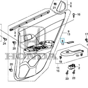 Honda Civic 2012-2016 OSR Grab Handle Cover
