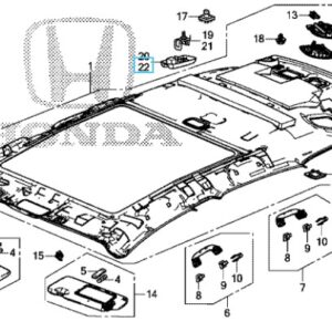 Honda CR-V 2013-2018 Nearside Child Anchor Cover