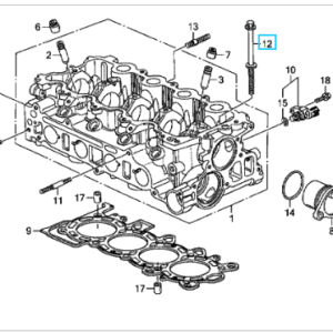 Honda Various Models 2006-2016 Cylinder Head Bolt