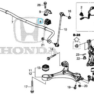 Honda Civic 2015 D Bushes