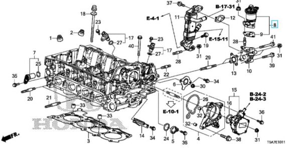Honda Jazz 2016-2020 EGR Valve