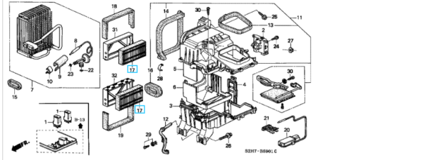 Honda HR-V 1999-2005 Element Filter