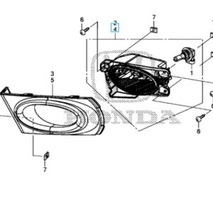 Honda Jazz 2013-2015 NSF Fog Light