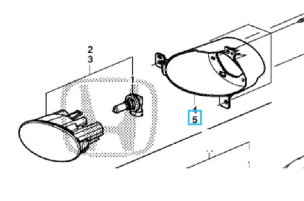 Honda HR-V 2016-2018 NSF Fog Light Bracket