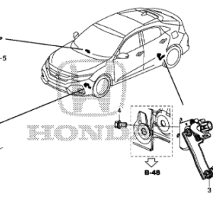 Honda Civic 2018-2021 Front Headlamp Level Sensor