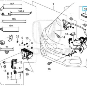 Honda Jazz 2016-2019 Engine Fuse Box Cover