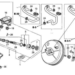 Honda Civic 2006-2011 Brake Reservoir Filter