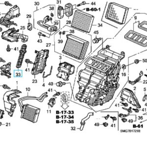 Honda Civic 2006-2011 Pollen Filter Lid