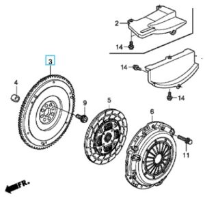 Honda Accord 2.0L 2009-2015 Flywheel
