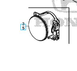 Honda Civic 2017-2021 NSF Fog Light