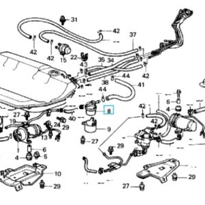 Honda Accord 1982-1985 Fuel Filter