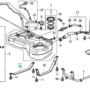 Honda CR-V 2007-2012 Offside Fuel Tank Strap