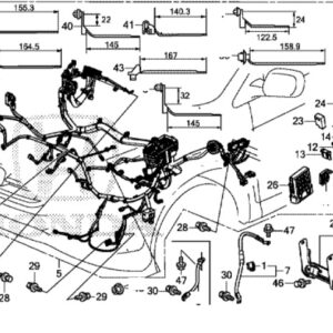 Honda CR-V EX 2013-2014 Engine Fuse Box Multi-Block Fuses