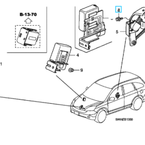 CRV Rear Auto Leveling Bolt-Washer 8x16