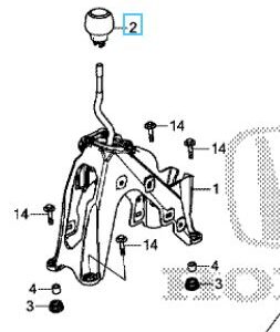 Honda Civic 2017-2021 Gear Knob
