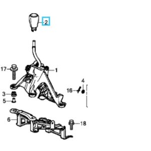Honda HR-V 2016-2018 Gear Knob