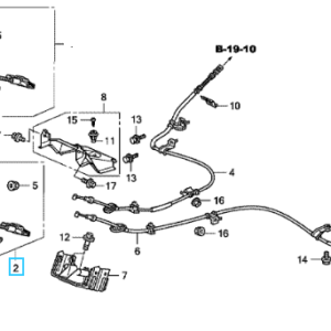 Honda Civic 2009-2011 Handbrake Lever Assy