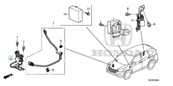Honda CR-V 2013-2018 Front Headlight Adjuster Sensor